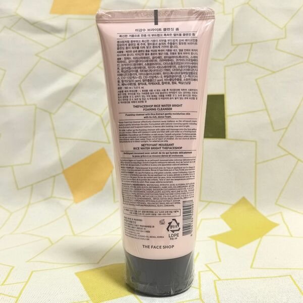 Rice Water Bright Face Wash (Cleansing Foam Deeply Cleansing Skin)_150gm - Image 2
