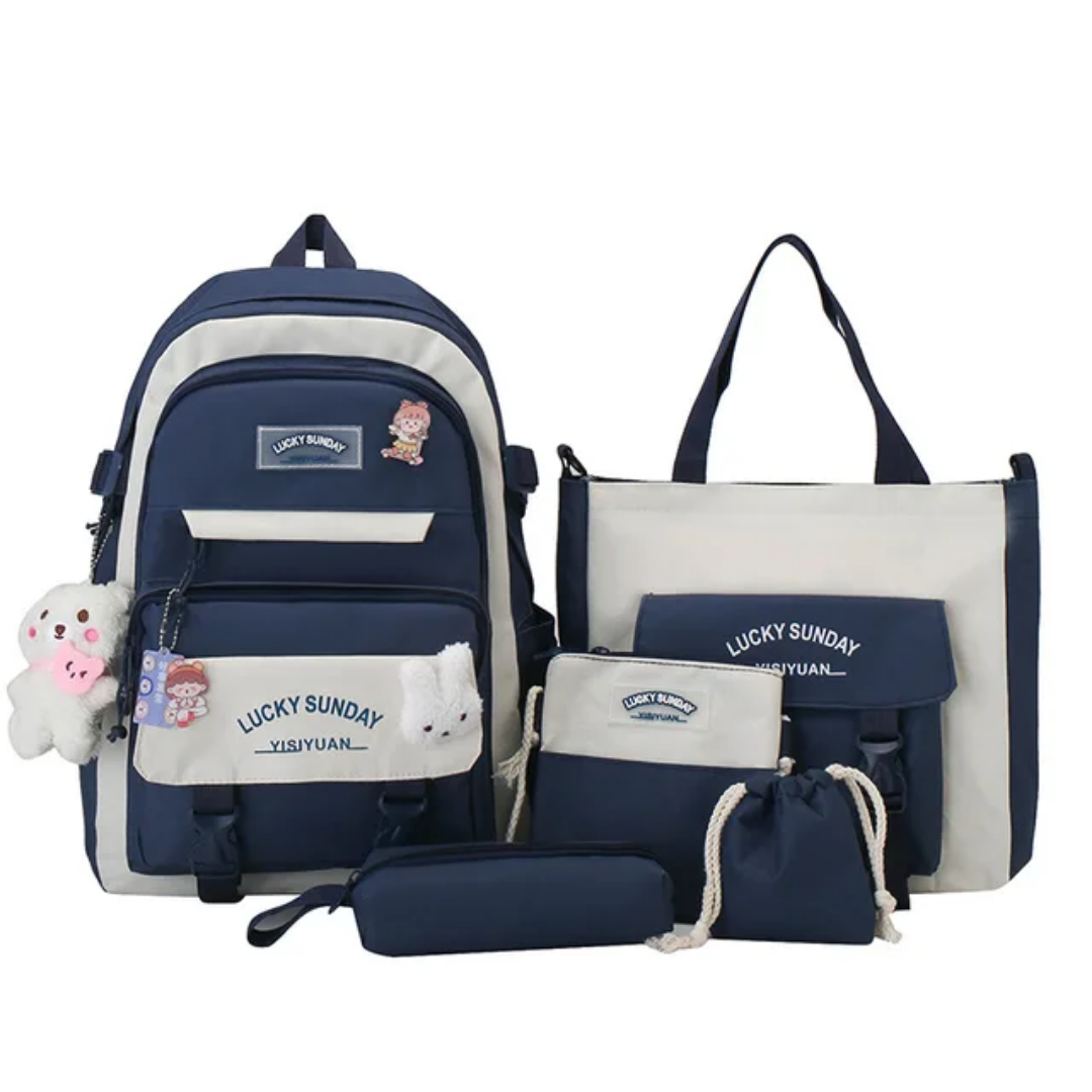 Premium Korean Style School Bag (Backpack) - Image 3