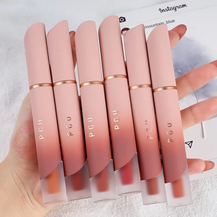 PCU Velvet Cloud Lip Mud – Long-Lasting Matte Lip Color for Women