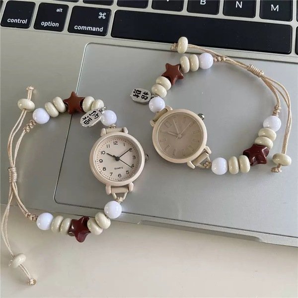 Fashion Collection DIY Star Chain-Style Ins-Style Cute Women’s Watch – Simple Elegant Bracelet Watch for Female Students