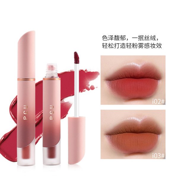 PCU Velvet Cloud Lip Mud – Long-Lasting Matte Lip Color for Women - Image 2